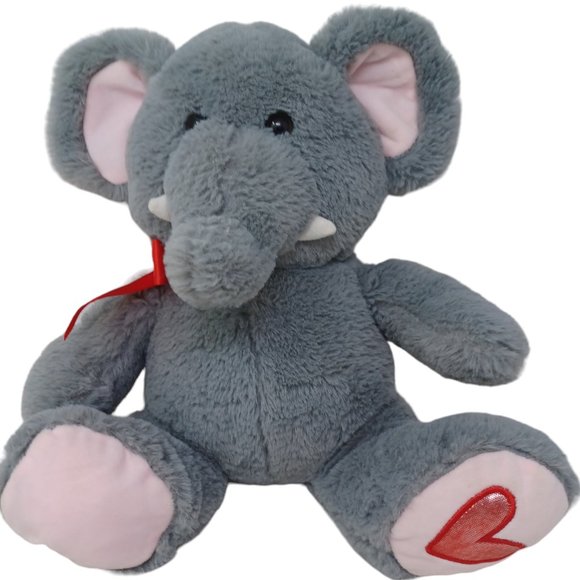 Kellytoy Lots of‎ Love Elephant Zoo Stuffed Animal Plush Toy 10" - Picture 1 of 6
